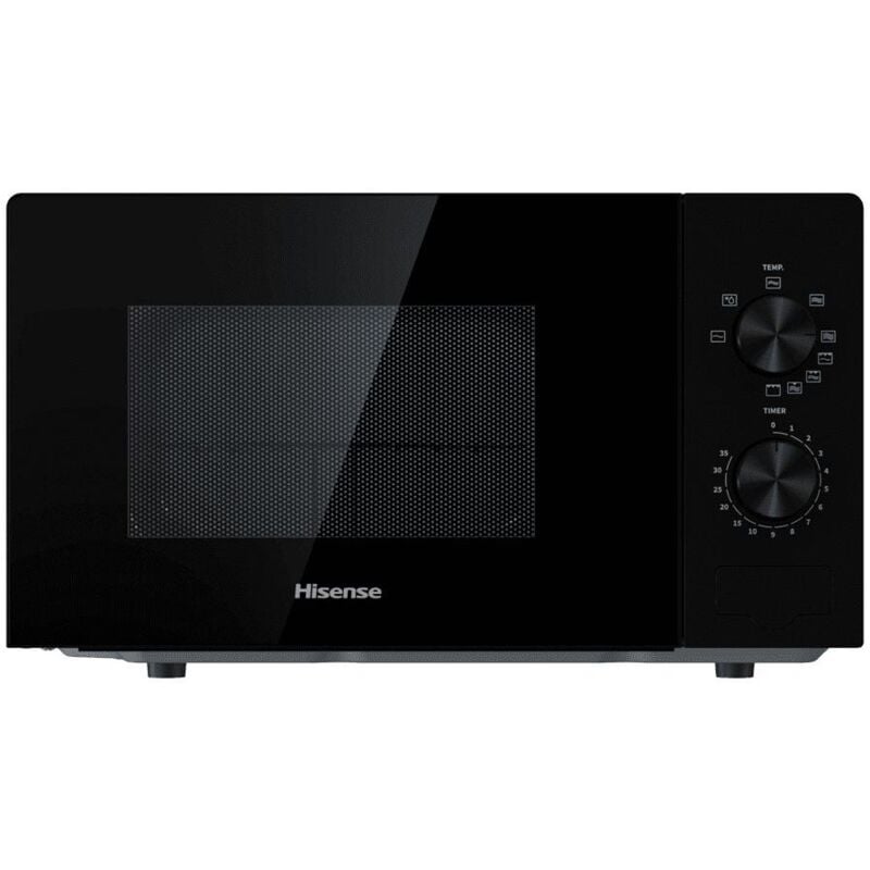 foto del prodotto h20mobp1g forno a microonde superficie piana con grill 20 l 700 w nero hisense
