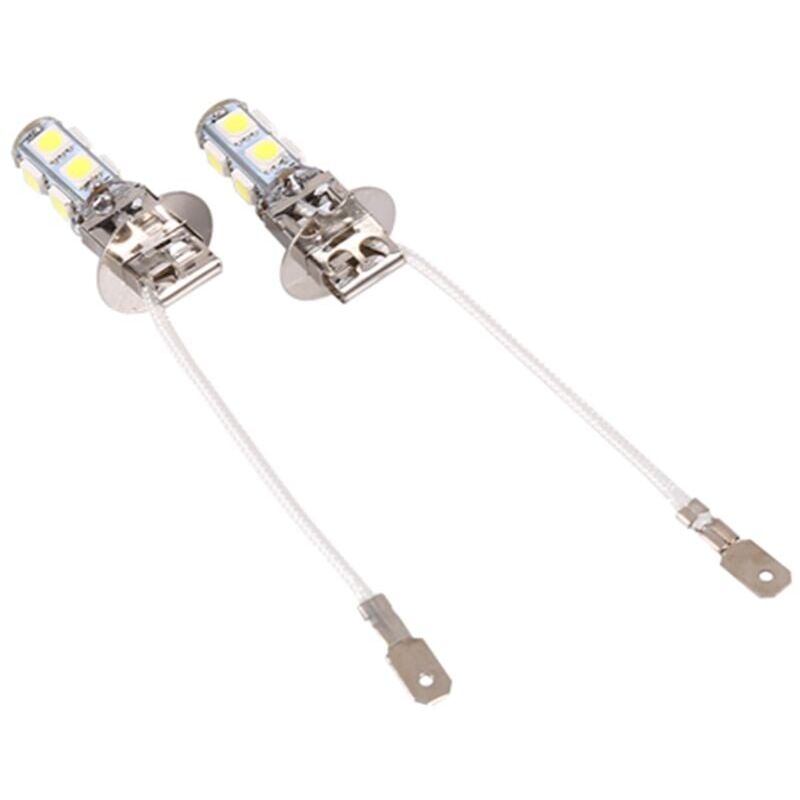 foto del prodotto h3 led fendinebbia, dc 12v fendinebbia 9 smd 6500k7000k alta luminosit luce bianca lampadine per auto
