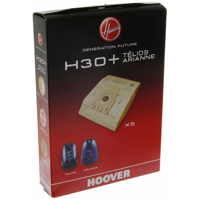 foto del prodotto h30 sacchetti per aspirapolvere, confezione da 5 hoover