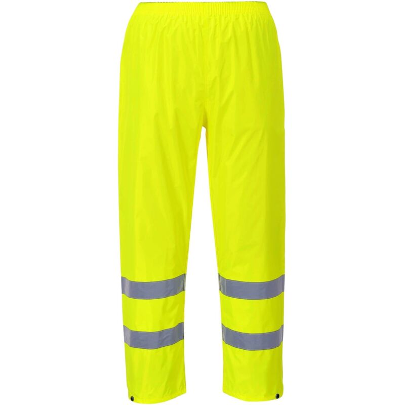 foto del prodotto h441 pantaloni antipioggia ad alta visibilit , giallo, m portwest