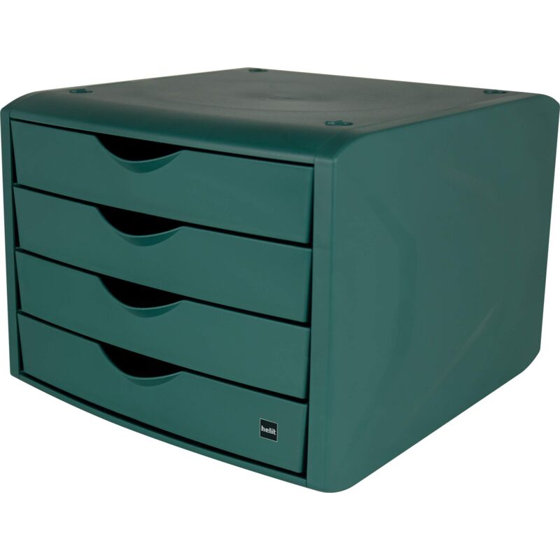 foto del prodotto h6429552 cassettiera the green chameleon, in plastica riciclata, certificata, colore verde helit