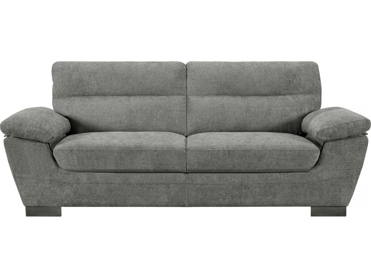 foto del prodotto habitat et jardin divano fisso in tessuto dallas 210 x 88 x 90 cm 3 posti grigio