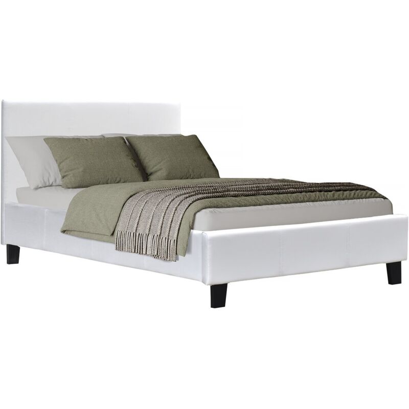 foto del prodotto habitat et jardin letto lina 90 x 190 cm bianco