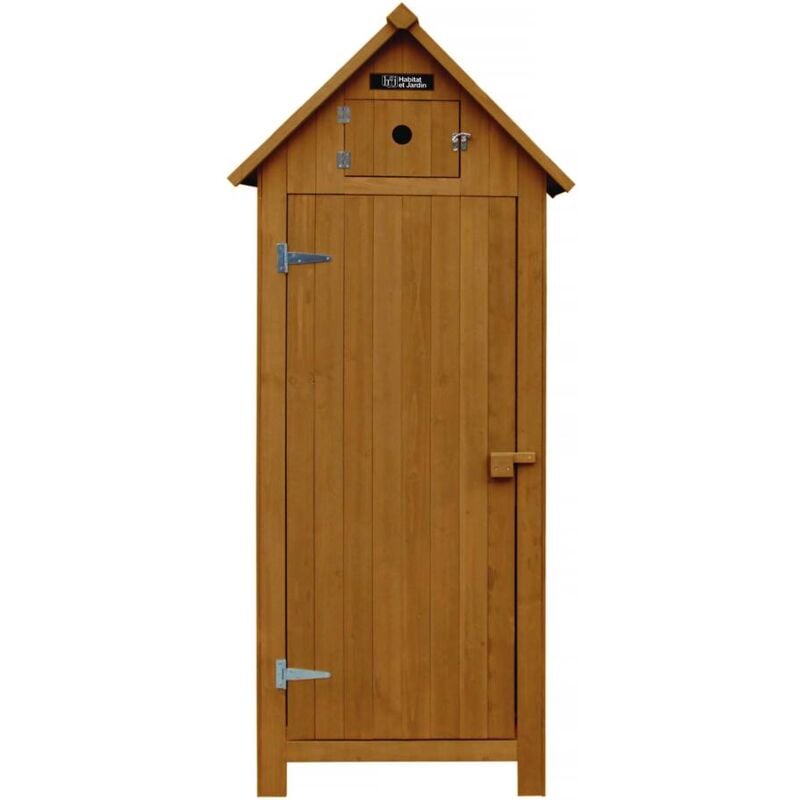 foto del prodotto habitat et jardin mobile da giardino shed 77 x 54,5 x 179 cm marrone