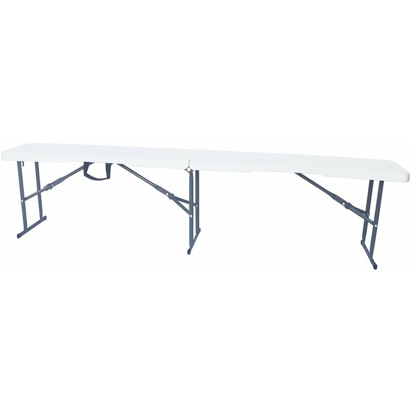 foto del prodotto habitat et jardin panchina pieghevole foldy 183 x 28 x 43 cm bianco