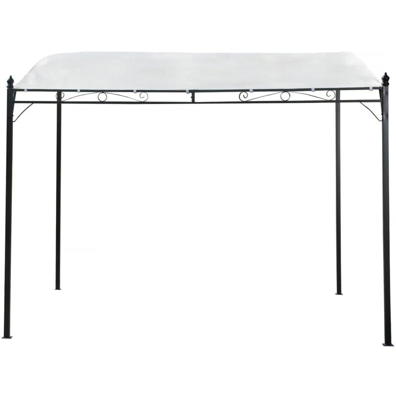 foto del prodotto habitat et jardin pergola metallica inclinata 3 x 2,5 m beige