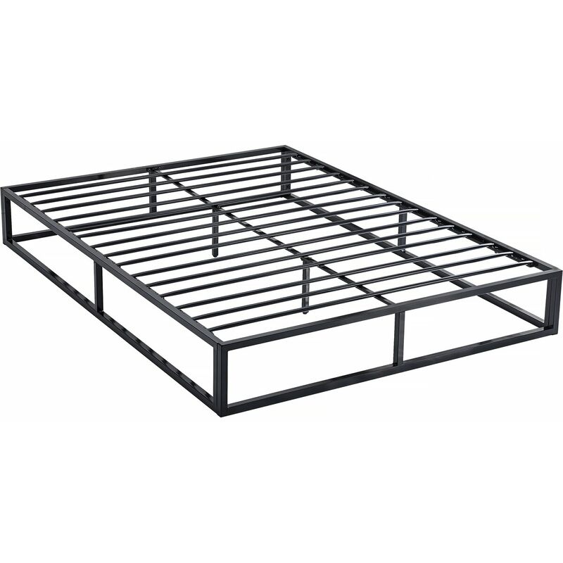 foto del prodotto habitat et jardin struttura letto in metallo 160 x 200 cm nero