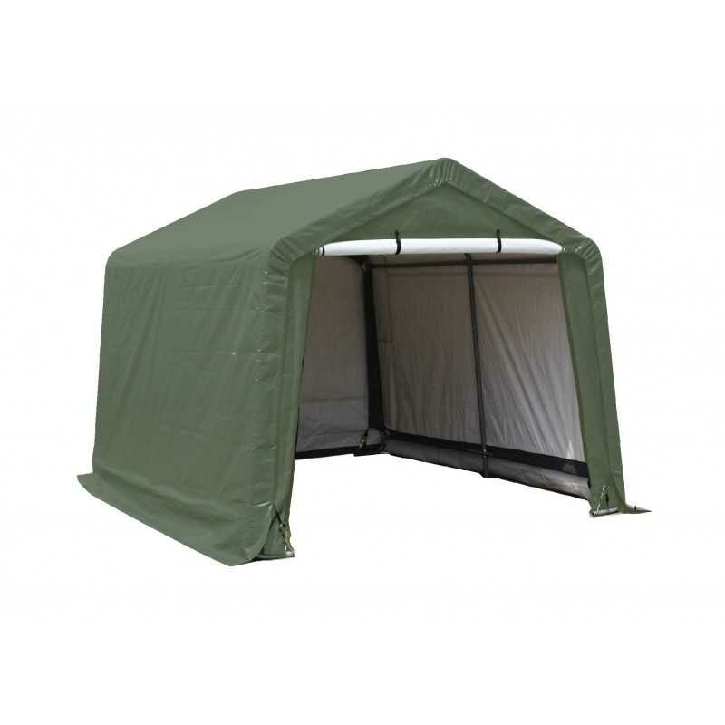 foto del prodotto habrita capanno gazebo 3x3 rimessa per attrezzi giardino arredo impermeabile capannone