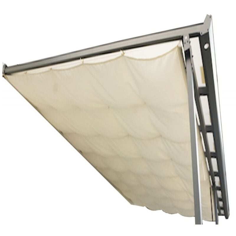 foto del prodotto habrita tenda ombreggiante per pergola 4x3 grigio antracite