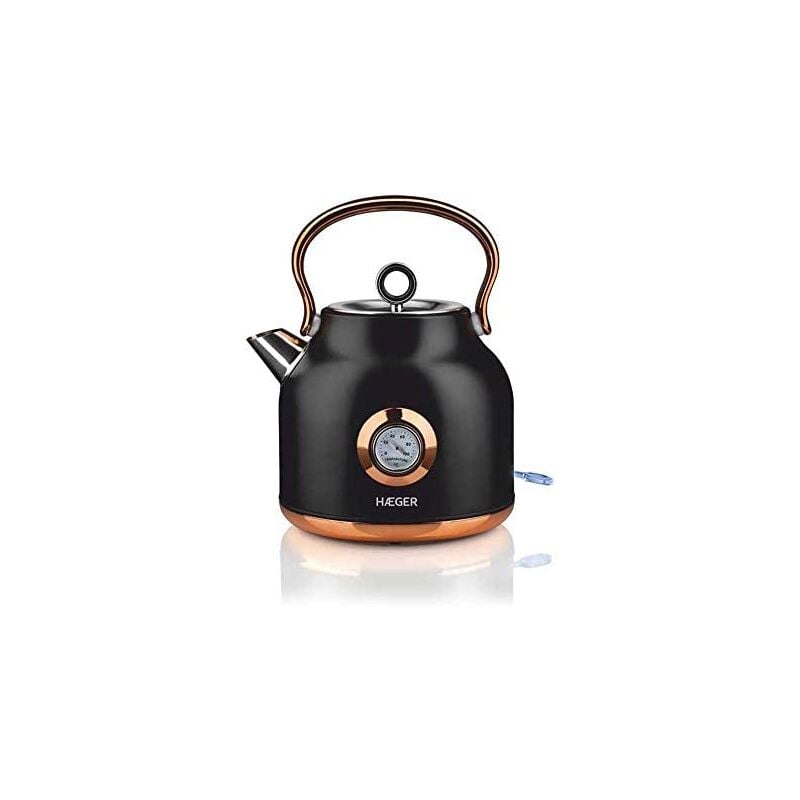 foto del prodotto haeger ek 22b.024a bollitore elettrico 1,7 l 2200 w nero, oro