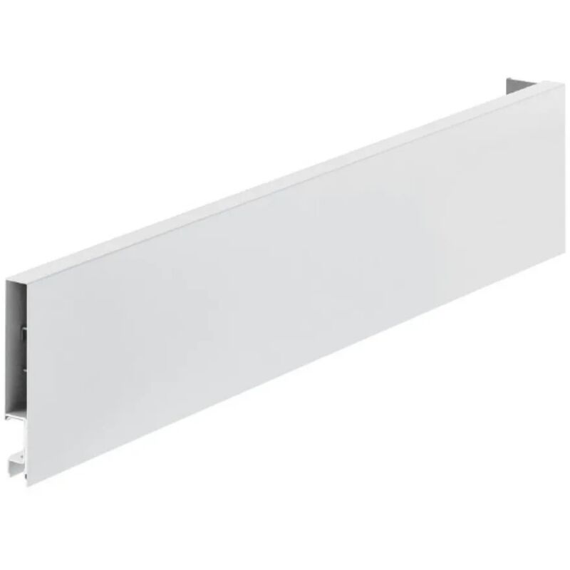 foto del prodotto hafele spondine matrix box slim a 128 mm bianche lunghezza 400 mm