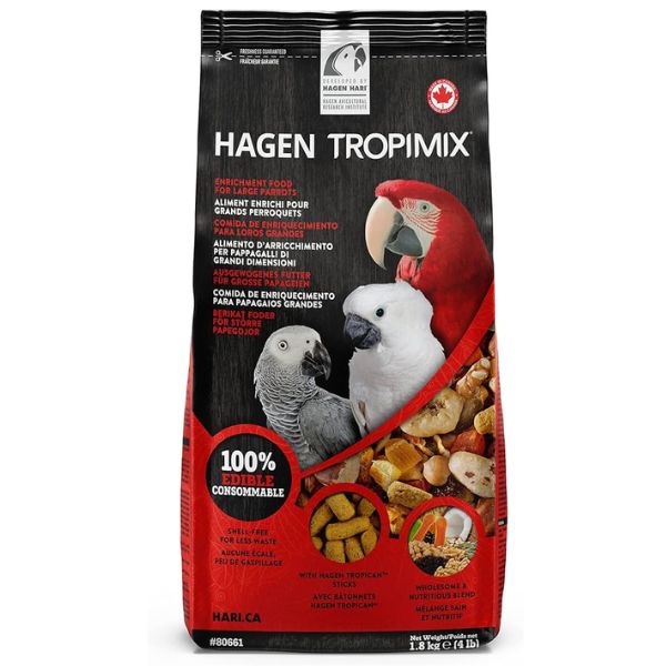 foto del prodotto hagen hari tropimix large parrots - 1,8 kg - mangime per uccelli - spedizione gratis da 39€