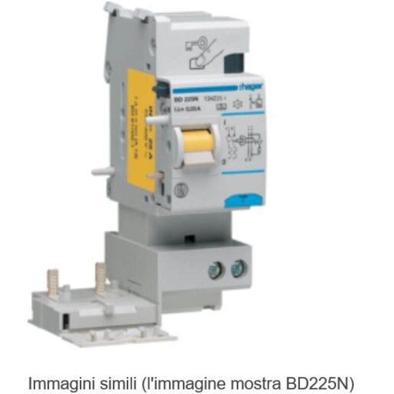 foto del prodotto hager blocco differenziale 2p 500ma 63a ac 2m cod. bg264n 