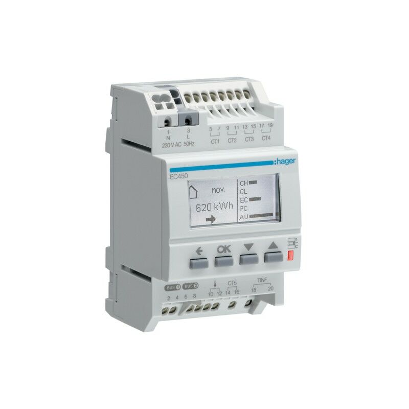 foto del prodotto hager display modulare multi ...nergie rt2012 ec450
