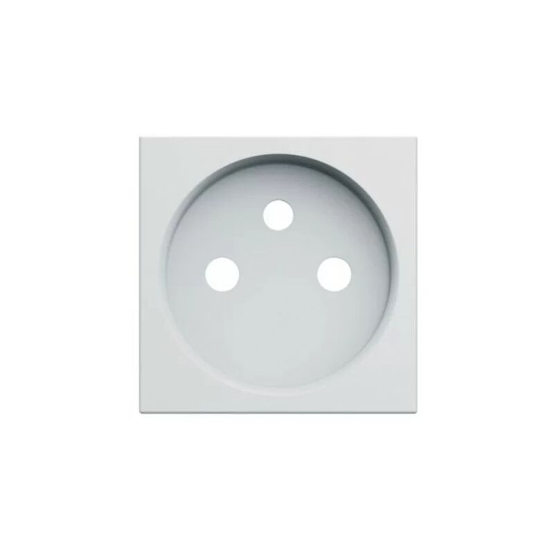 foto del prodotto hager gallery wxd100b coprimozzo per presa di corrente 2p t bianco