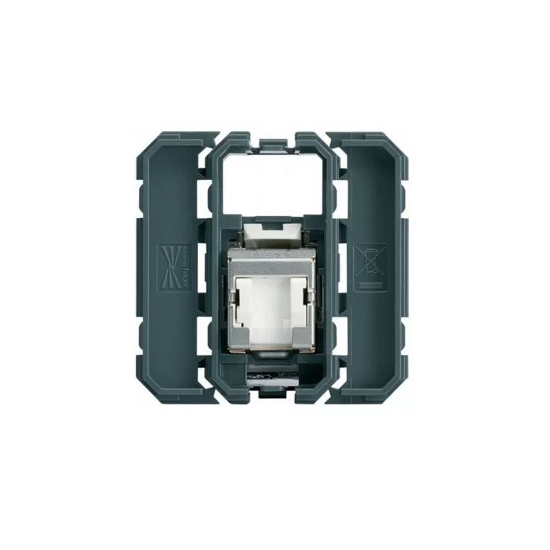 foto del prodotto hager gallery wxf228 presa rj45 cat.6 stp grade 3tv componibile