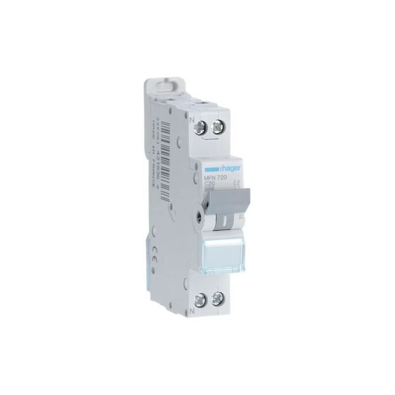 foto del prodotto hager interruttore automatico mfn720 1p n