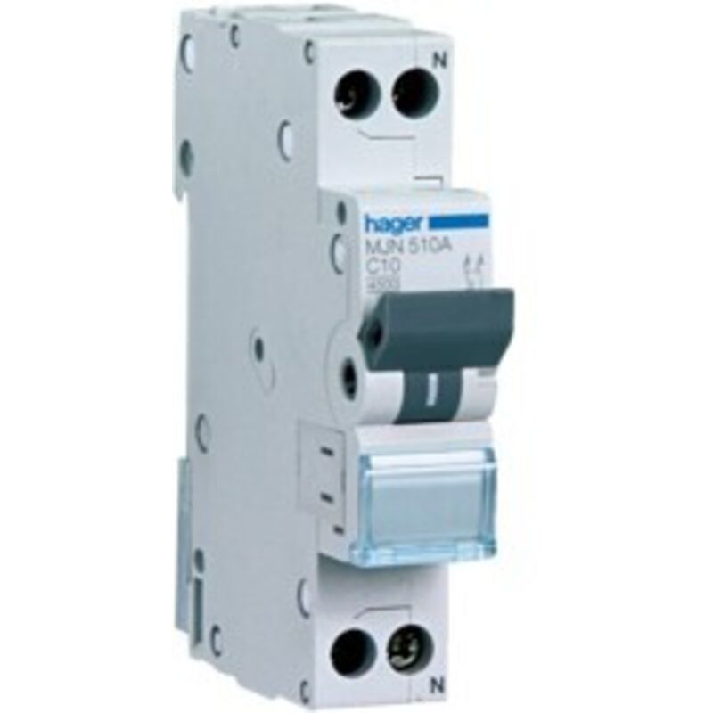 foto del prodotto hager interruttore magnentotermico autom. 1p n 25a 4.5ka c1m cod. mjn525a 