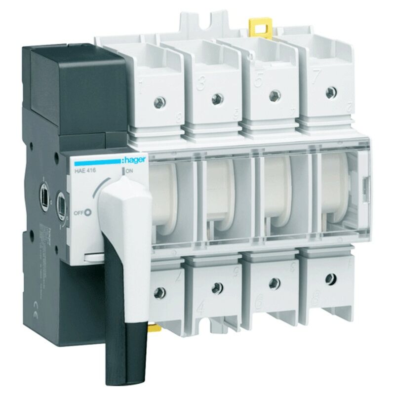 foto del prodotto hager interruttore manovra sezionatori 4p x 160a 8m cod. hae416 
