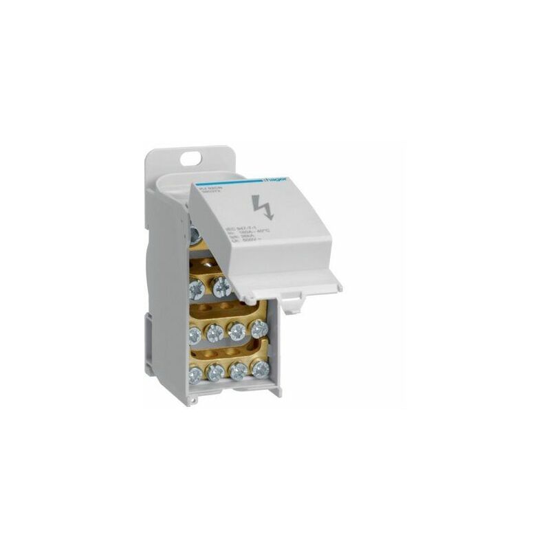 foto del prodotto hager kj02cn blocco di connessione 1p 160a 2x50 3x16 8x10mm 