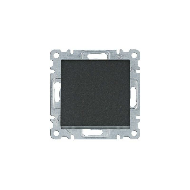 foto del prodotto hager lumina interruttore nero wl0023