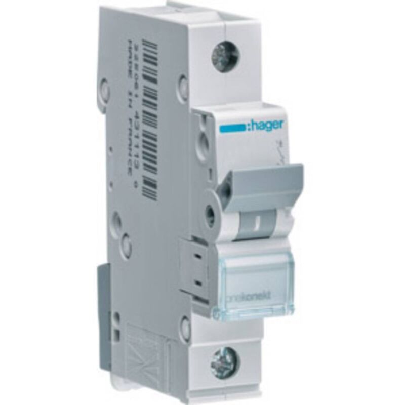 foto del prodotto hager mcn116 interruttore magnetotermico 1 polo 16 a