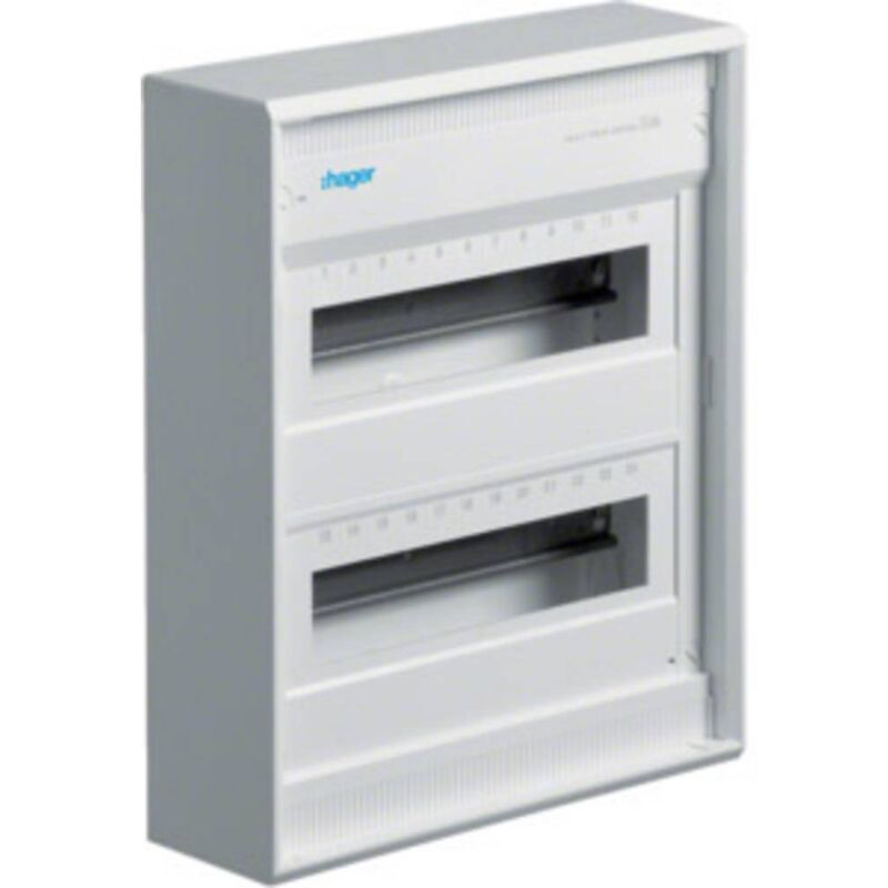 foto del prodotto hager va24cn armadio di distribuzione da parete numero divisori 24 numero di righe 2 contenuto 1 pz.