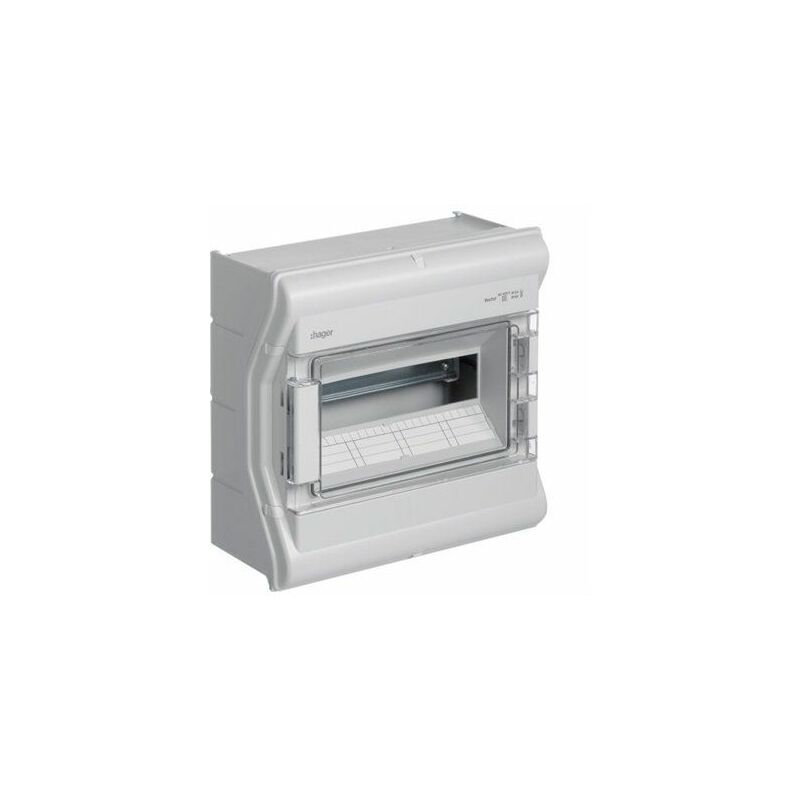 foto del prodotto hager ve112e scatola di distribuzione da superficie vector ve con 1 fila 12 ip55
