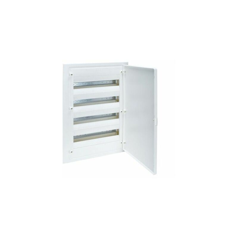foto del prodotto hager vf418pes quadro elettrico da incasso vf golf a 4 file 72 moduli bianco opaco qc