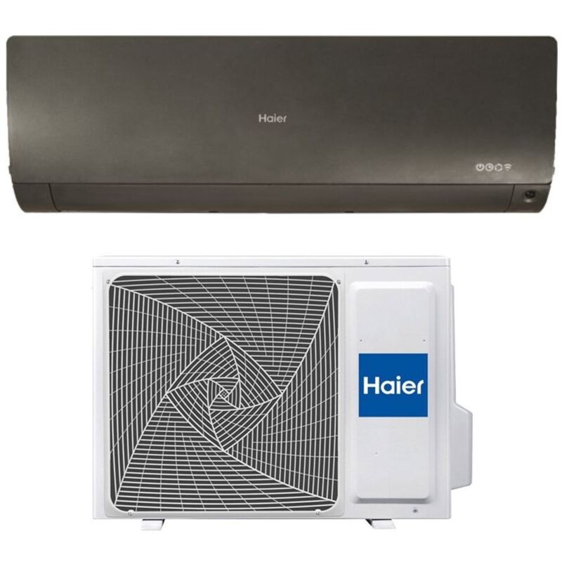 foto del prodotto haier climatizzatore condizionatore inverter serie flexis plus black 24000 btu as71s2sf1fa mb3 r 32 wi fi integrato classe a a colore nero