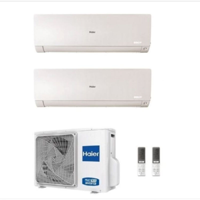 foto del prodotto haier condizionatore dualsplit flexis plus 12000 12000 btu codice prod as35s2sf1famw3 x2 2u50s2sm1fa