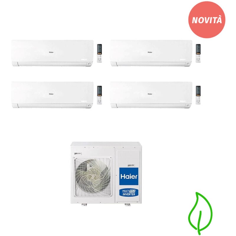 foto del prodotto haier condizionatore quadrisplit flexis plus 7000 7000 9000 9000 btu codice prod as20 20 25x2 s2sf1 4u75s2sr3f