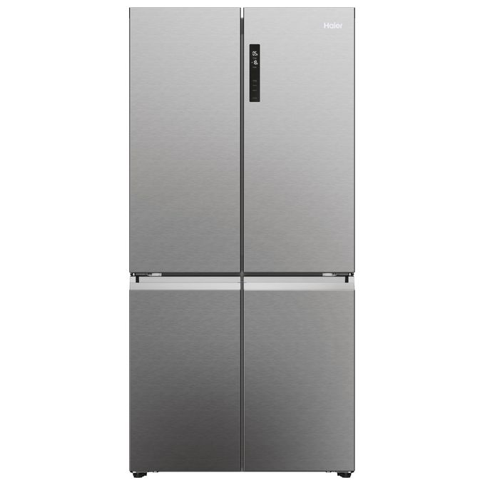 foto del prodotto haier cube 90 serie 5 hcr5919enmp frigorifero side by side libera installazione 528 litri classe energetica e platino acciaio inossidabile