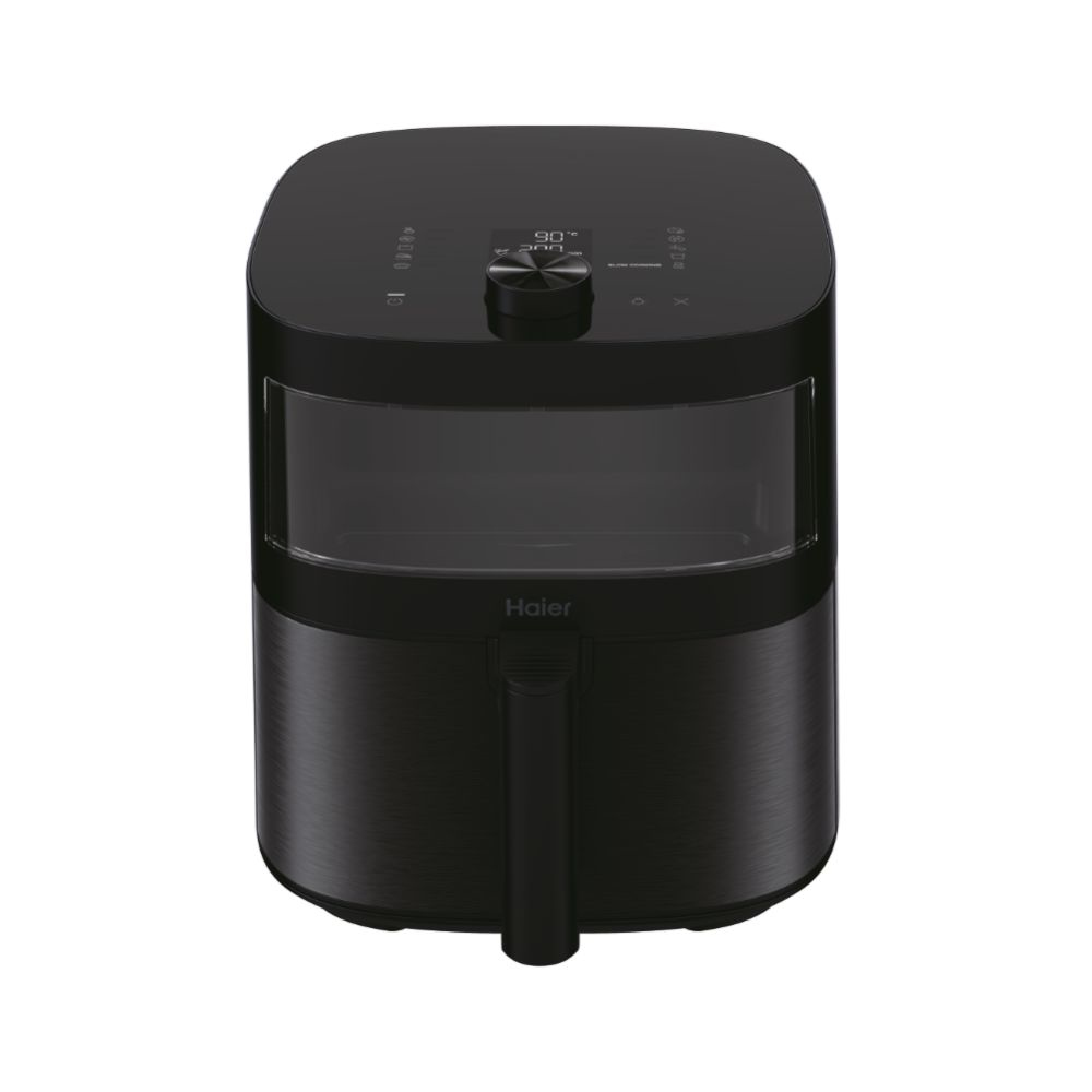 foto del prodotto haier friggitrice ad aria i master serie 5 nero, capacit 7 l, range di temperatura 40 200 , 9 in 1, accessoriata