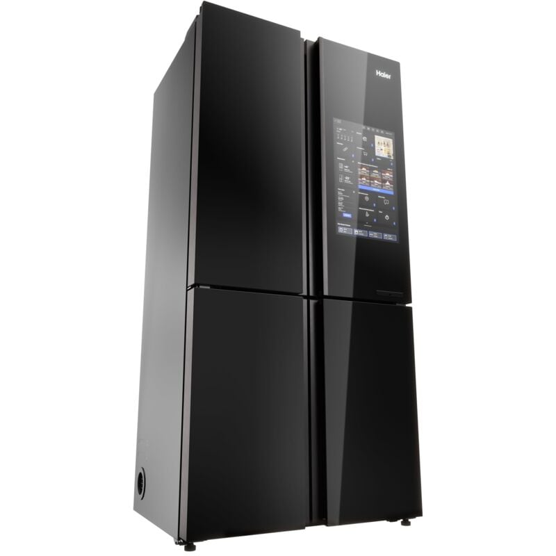foto del prodotto haier frigorifero side-by-side libera installazione cube 90 serie 9 586 litri nero