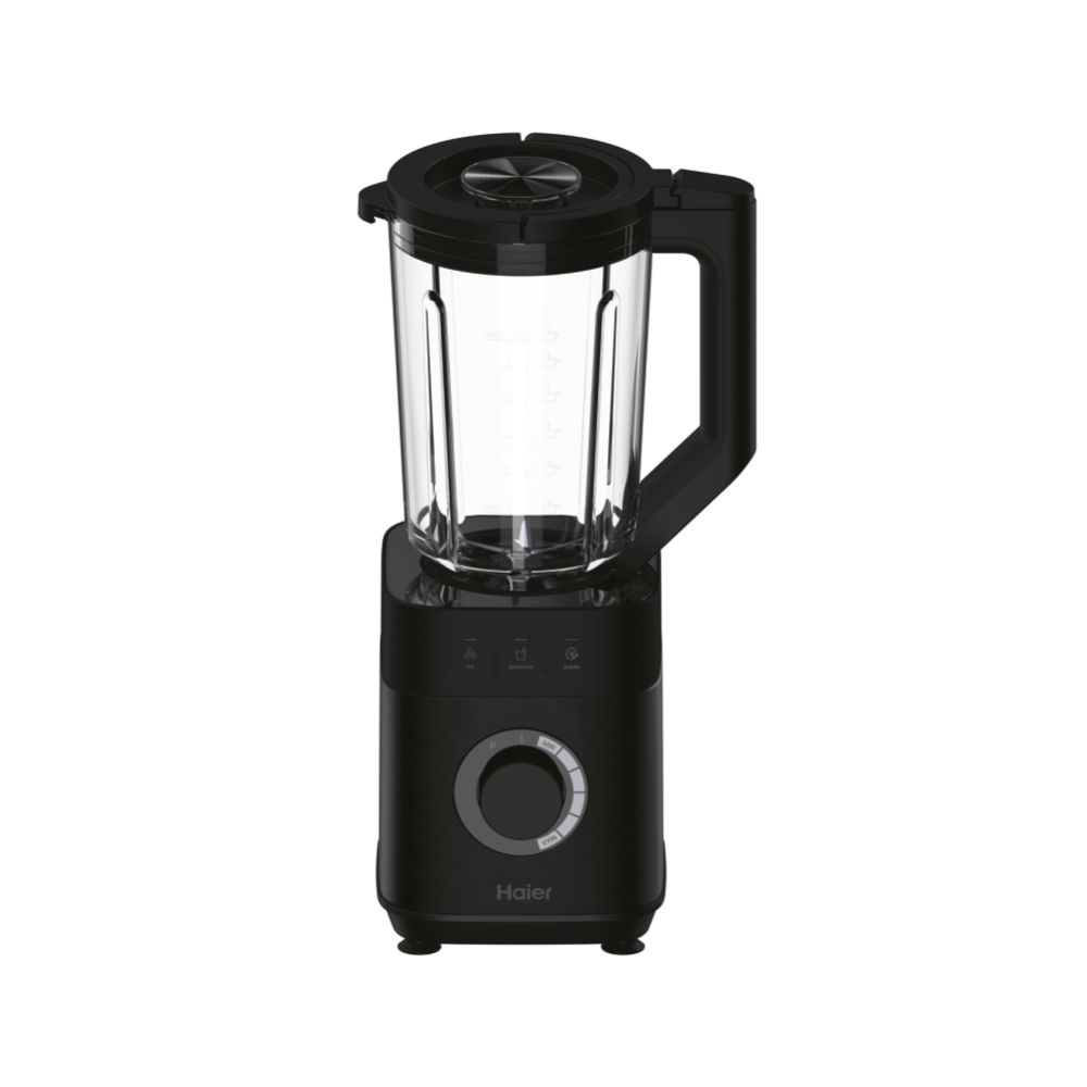 foto del prodotto haier frullatore i-master serie 5 obsidian grey, 6 lame in acciaio inox, caraffa in vetro da 2 l, 3 programmi preimpostati, personal jug incluso