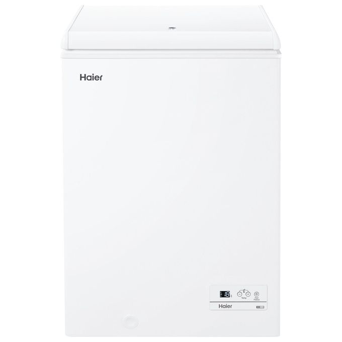 foto del prodotto haier hce100e congelatore a pozzetto orizzontale 97 litri classe e capacita' di congelamento 6kg-24h bianco