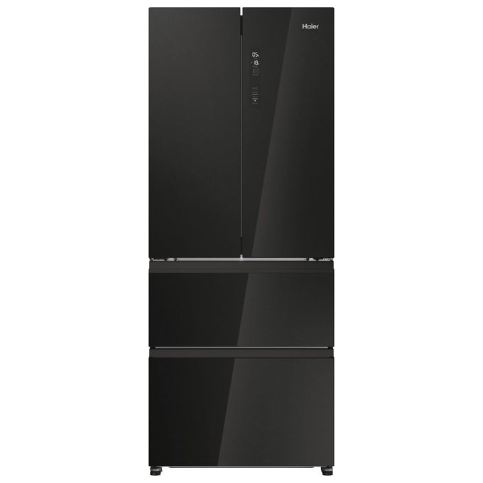 foto del prodotto haier hfr3718engb fd 70 series 3 frigorifero americano side by side capacita 402 litri classe energetica e raffreddamento no frost colore nero