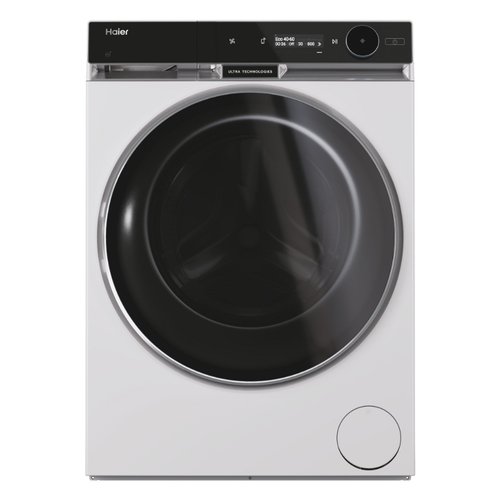 foto del prodotto haier hwd120 bd16397eus lavasciuga pompa di calore libera installazione caricamento frontale bianco a