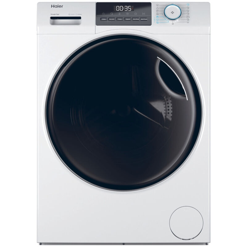 foto del prodotto haier hwd90 bp14929a lavasciuga libera installazione caricamento frontale bianco d
