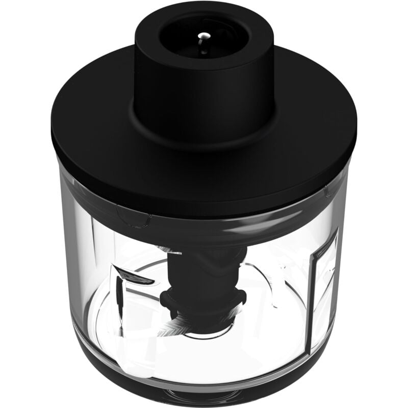foto del prodotto haier tritatutto per frullatore a immersione serie 5, contenitore in vetro, perno di supporto in acciaio inox, lavabile in lavastoviglie