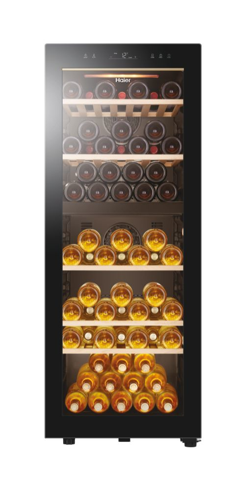 foto del prodotto haier wine bank 50 serie 5 hws79gdg cantinetta vino con compressore libera installazione nero 79 bottiglia bottiglie