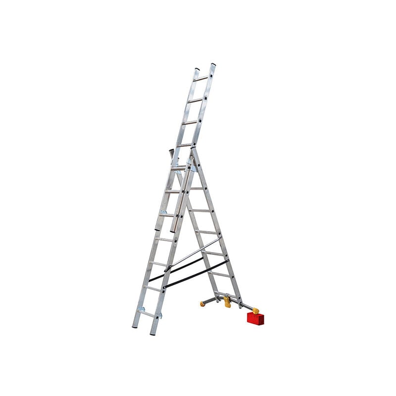 foto del prodotto hailo scala componibile 3x8 pioli lunghezza massima 4.91m 1421 801