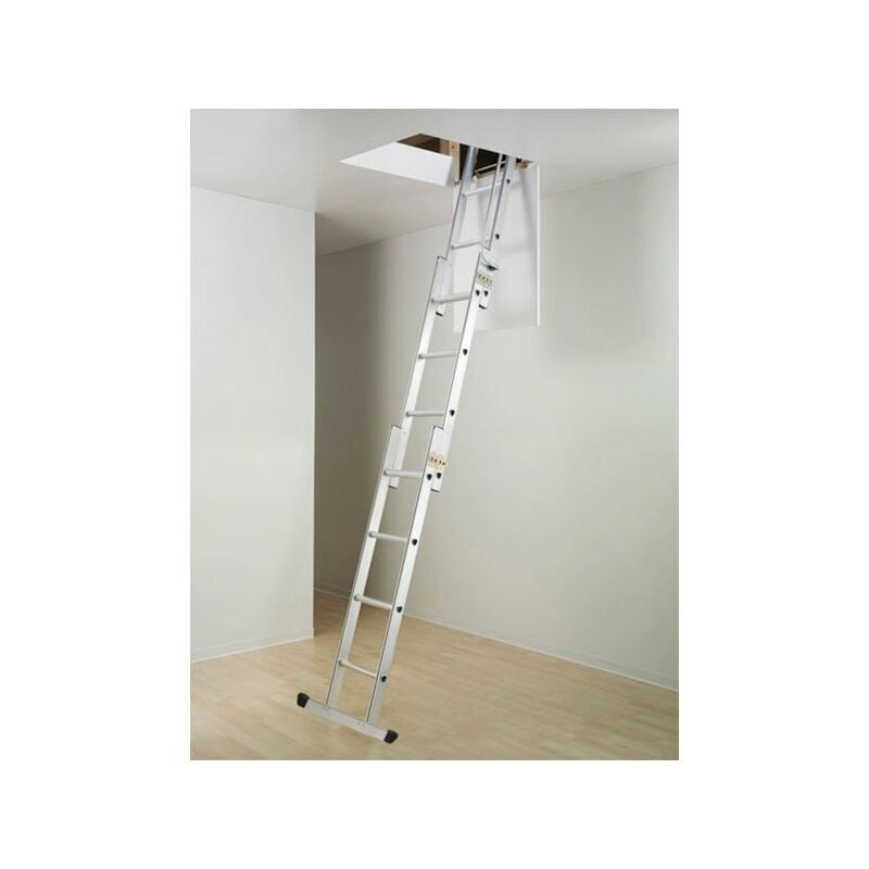 foto del prodotto hailo scala retrattile a sfilo 3 elementi altezza max da suolo a suolo superiore 3.00mt 9344 001