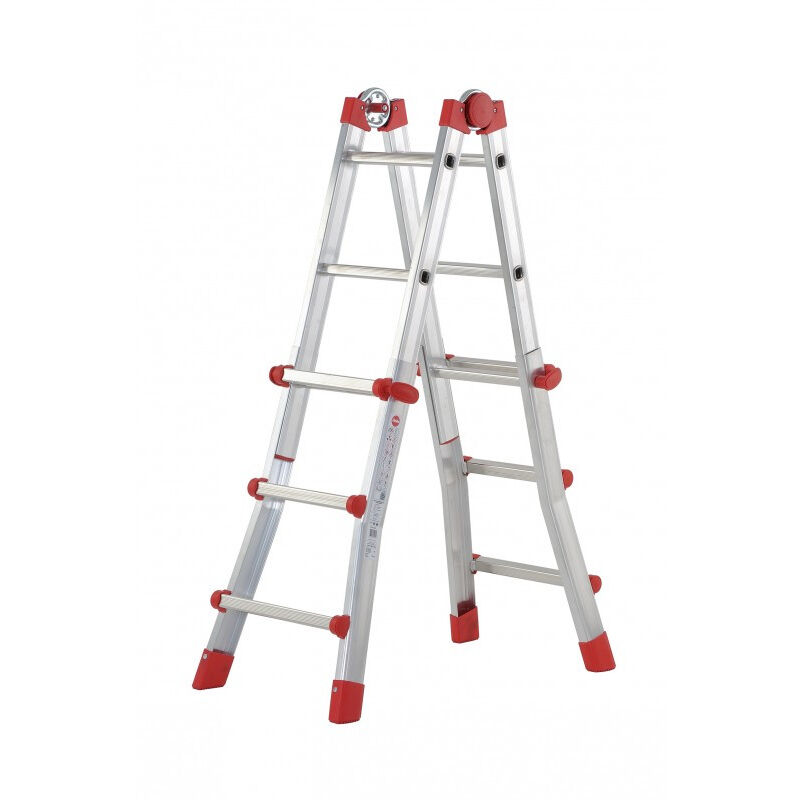 foto del prodotto hailo scala telescopica multifunzionale 4 x 3 pioli profistep