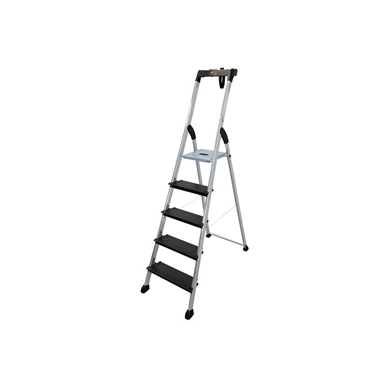 foto del prodotto hailo scaletta 8 gradini altezza massima di lavoro 3.72m 8818 211