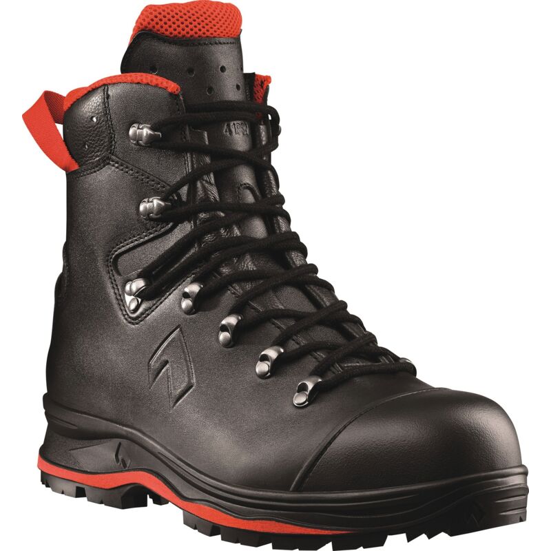 foto del prodotto haix stivali di sicurezza trekker pro 2.0 taglia 12 47 nero rosso s3 hro hi ci wr src