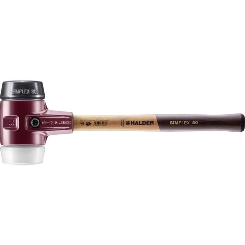 foto del prodotto halder simplex 3027.080 mazzuola manico ergonomico, medio duro 2770 g 490 mm 1 pz.