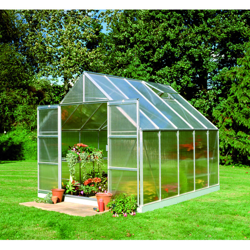foto del prodotto halls serra da giardino di 8,3 m in alluminio e policarbonato da 6 mm base 70917 so1651