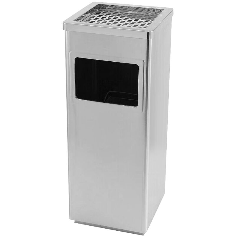 foto del prodotto haloyo 1 pz 48l cestino per rifiuti verticale quadrato cestino per rifiuti verticale quadrato da cucina dotato di portacenere secchio interno
